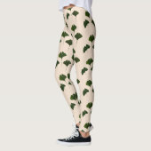 Ginkgo Biloba laat patroonlegger achter Leggings (Links)