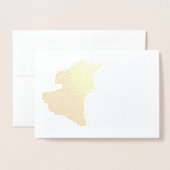 Ginkgo Biloba Leaf Kaart (Voorkant met envelop)