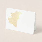 Ginkgo Biloba Leaf Kaart (Voorkant)