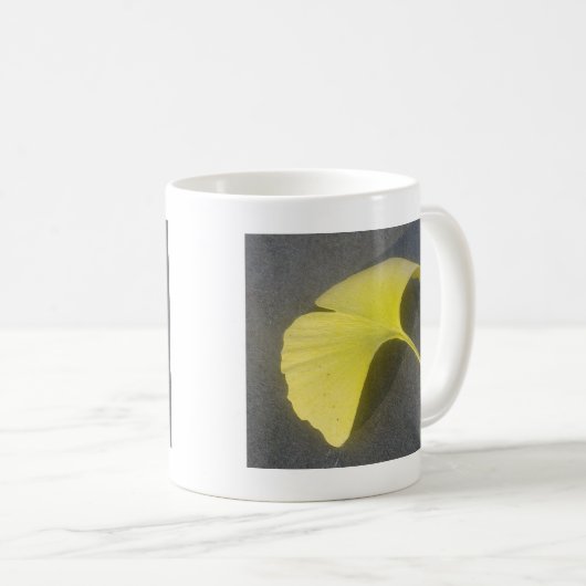 Ginkgo Biloba Leaf Mok (Voorkant rechts)