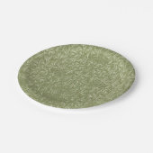 Ginkgo biloba leaf op Avocado green Papieren Bordje (Gekanteld)