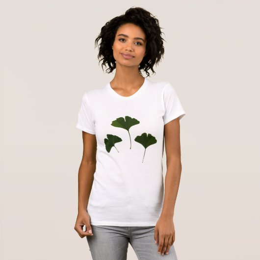Ginkgo Biloba Leaves T-shirt (Voorkant volledig)