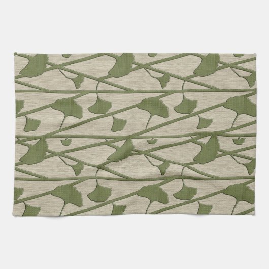 ginkgo biloba theedoek (Horizontaal)