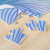 Ginkgo Biloba verlaat herfstpatroon Legpuzzel (Zijkant)