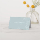 Ginkgo Biloba Whimsical Bruiloft Gevouwen Plaats K Plaatskaartje (Achterkant)