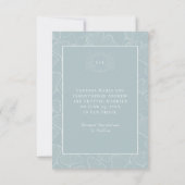 Ginkgo Biloba Whimsical Flat Save The Date Kaart (Achterkant)