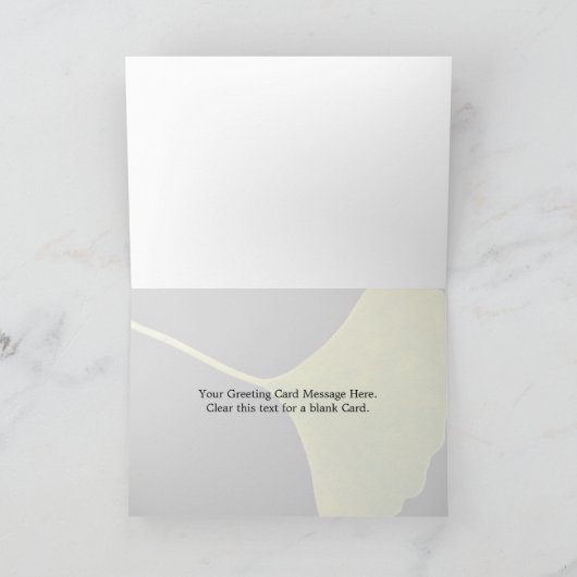 Ginkgo-blad Kaart (Binnen)