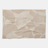 Ginkgo Bladeren Beige Droom 2 Theedoek (Horizontaal)