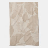 Ginkgo Bladeren Beige Droom 2 Theedoek (Verticaal)