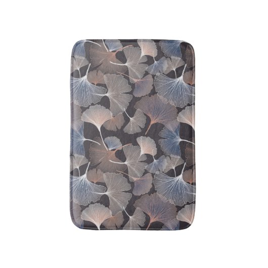 Ginkgo bladeren: elegant natuurlijk patroon. badmat (Voorkant Verticaal)