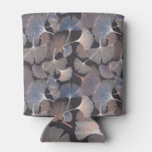 Ginkgo bladeren: elegant natuurlijk patroon. blikjeskoeler (Achterkant)