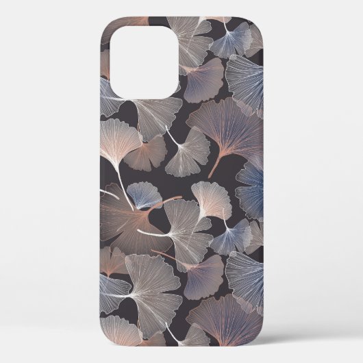 Ginkgo bladeren: elegant natuurlijk patroon. Case-Mate iPhone case (Achterkant)