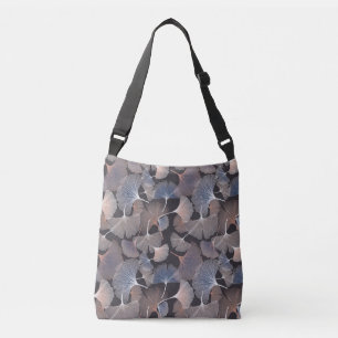 Ginkgo bladeren: elegant natuurlijk patroon. crossbody tas