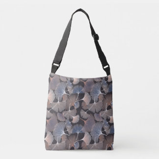 Ginkgo bladeren: elegant natuurlijk patroon. crossbody tas