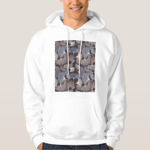 Ginkgo bladeren: elegant natuurlijk patroon. hoodie