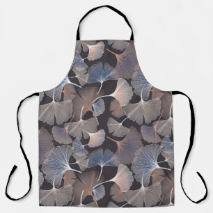 Ginkgo bladeren: elegant natuurlijk patroon. schort