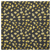Ginkgo Bladeren - Geel Stof (Swatch)