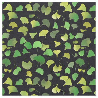 Ginkgo Bladeren - Groen Stof