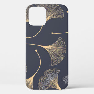 Ginkgo bladeren naadloos bloemenpatroon Case-Mate iPhone case