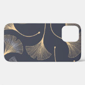 Ginkgo bladeren naadloos bloemenpatroon Case-Mate iPhone case (Achterkant (horizontaal))