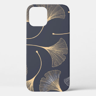 Ginkgo bladeren naadloos bloemenpatroon Case-Mate iPhone case