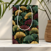 Ginkgo-bladpatroon juweeltonen cadeautas