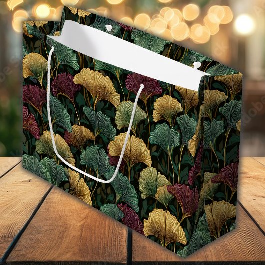 Ginkgo-bladpatroon juweeltonen cadeautas