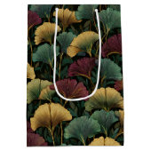Ginkgo-bladpatroon juweeltonen cadeautas (Achterkant)