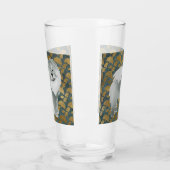 GINKGO Blue Chow 16 oz design voor & achter Glas (Links)