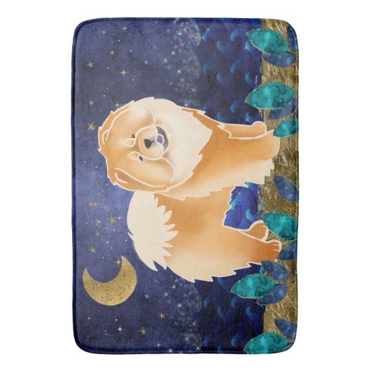 GINKGO CHOW Red Crate/Bath Mat in 3 formaten (Voorkant Verticaal)