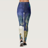 GINKGO crème chow celestial oceaanleggings Leggings (Achterkant)