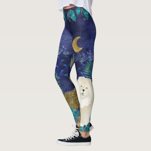 GINKGO crème chow celestial oceaanleggings Leggings (Links)