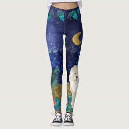 GINKGO crème chow celestial oceaanleggings Leggings
