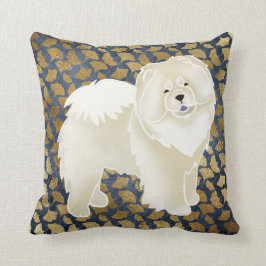 GINKGO-crème — kussen koesteren — kies stof en gro