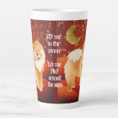 GINKGO de rode koe - tekst Latte Mok (Voorkant)