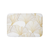 Ginkgo Gold: luxe bladarrangement Badmat (Voorkant)