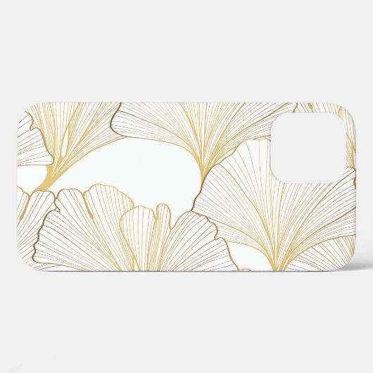 Ginkgo Gold: luxe bladarrangement Case-Mate iPhone Case (Achterkant (horizontaal))