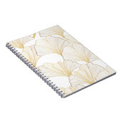Ginkgo Gold: luxe bladarrangement Notitieboek (Rechterzijde)