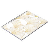 Ginkgo Gold: luxe bladarrangement Notitieboek (Linkerzijde)