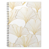 Ginkgo Gold: luxe bladarrangement Notitieboek (Voorkant)