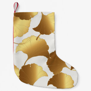 Ginkgo Gold: luxe  design. Kleine Kerstsok