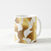 Ginkgo Gold: luxe  design. Koffiemok (Voorkant rechts)