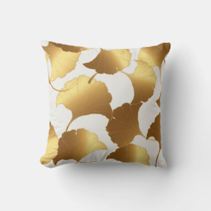 Ginkgo Gold: luxe design. Kussen
