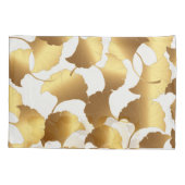 Ginkgo Gold: luxe  design. Kussensloop (Achterkant)
