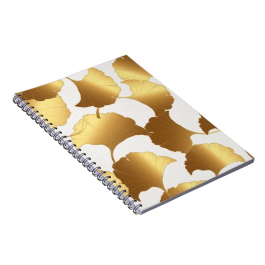 Ginkgo Gold: luxe  design. Notitieboek (Rechterzijde)