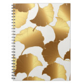 Ginkgo Gold: luxe  design. Notitieboek (Voorkant)