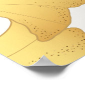 Ginkgo Gold: luxe  design. Poster (Hoek)