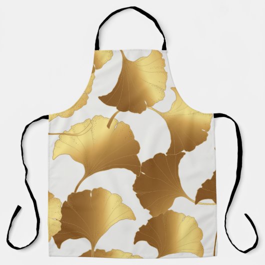 Ginkgo Gold: luxe  design. Schort (Voorkant)