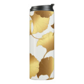 Ginkgo Gold: luxe design. Thermosbeker (Gedraaid links)