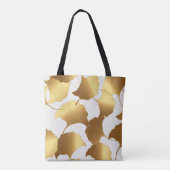 Ginkgo Gold: luxe  design. Tote Bag (Achterkant)